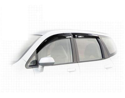 Ветровики дверей Classic полупрозрачный Honda Fit 2001 - 2006.