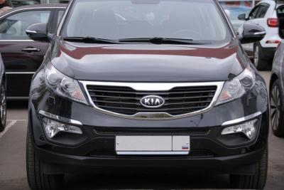 Рамка защиты радиатора KIA Sportage (внедорожник) 2010 - наст. время.