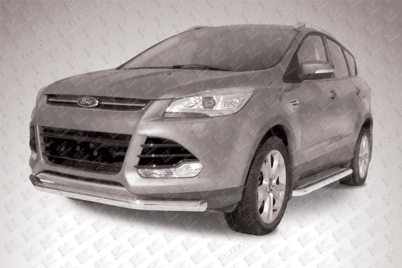 Защита переднего бампера d76 Ford Kuga 2013.