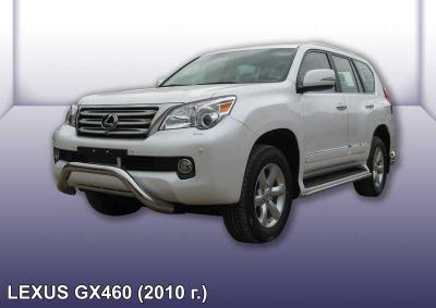 Кенгурятник d76 низкий "мини" Lexus GX460 2010.