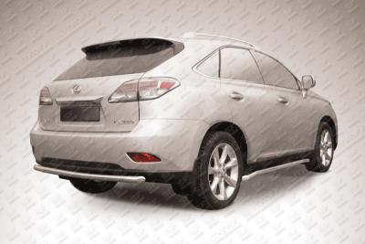 Защита заднего бампера d57 Lexus RX-350/RX-270 2012.