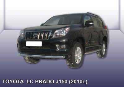 Защита переднего бампера d76 Toyota Land cruiser 120.