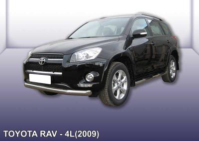 Защита переднего бампера d76 Toyota RAV 4.