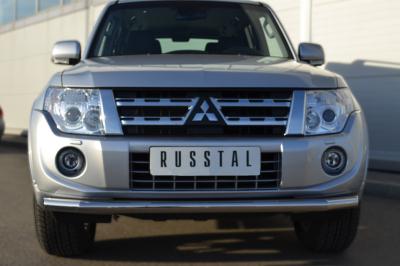 Защита бампера Mitsubishi Pajero IV 2012.