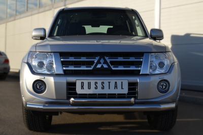 Защита бампера Mitsubishi Pajero IV 2012.