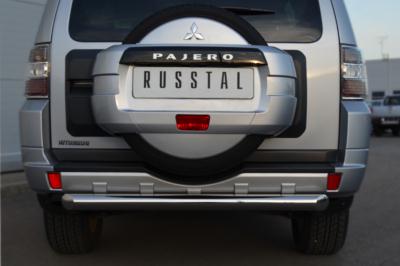 Защита бампера Mitsubishi Pajero IV 2012.