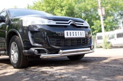 Защита бампера Citroen C4 Aircross 2012 - наст. время.