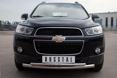 Защита бампера Chevrolet Captiva 2012.