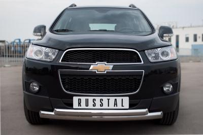 Защита бампера Chevrolet Captiva 2012.