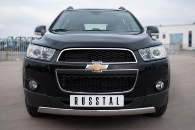 Защита бампера Chevrolet Captiva 2012.