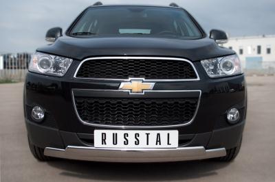 Защита бампера Chevrolet Captiva 2012.