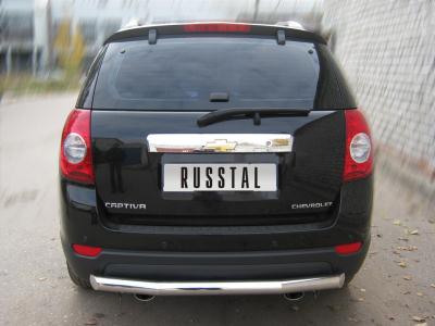 Защита бампера Chevrolet Captiva.