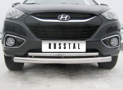 Защита бампера Hyundai ix35.