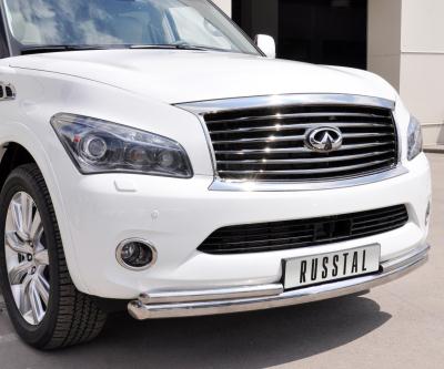 Защита бампера Infiniti QX56 2010.