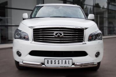 Защита бампера Infiniti QX56 2010.