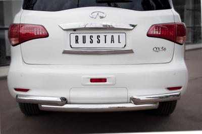 Защита бампера Infiniti QX56 2010.