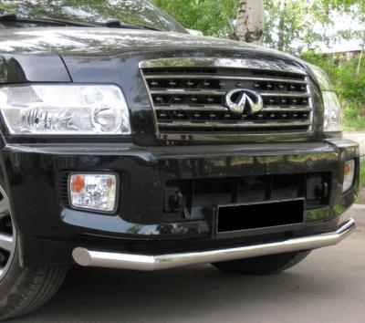 Защита бампера Infiniti QX56.