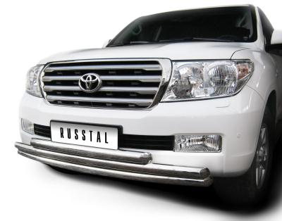 Защита бампера Toyota Land Cruiser (J200) 2007 - 2012.