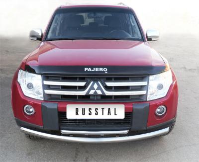 Защита бампера Mitsubishi Pajero IV.