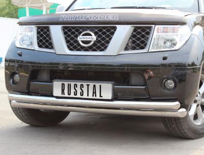 Защита бампера Nissan Pathfinder IV.