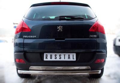 Защита бампера Peugeot 3008.