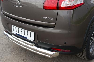 Защита бампера Peugeot 4008 2012 - наст. время.