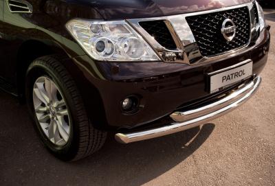 Защита бампера Nissan Patrol 2010.