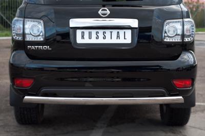 Защита бампера Nissan Patrol 2010.