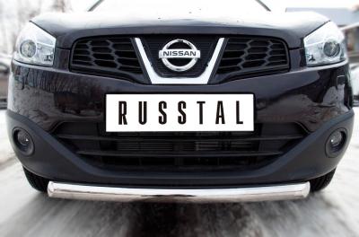 Защита бампера Nissan Qashqai +2 2010 - наст. время.