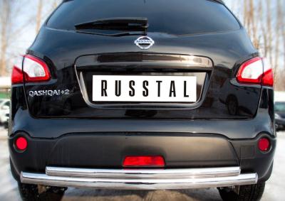 Защита бампера Nissan Qashqai +2 2010 - наст. время.