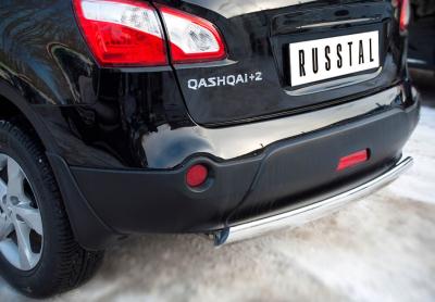 Защита бампера Nissan Qashqai +2 2010 - наст. время.