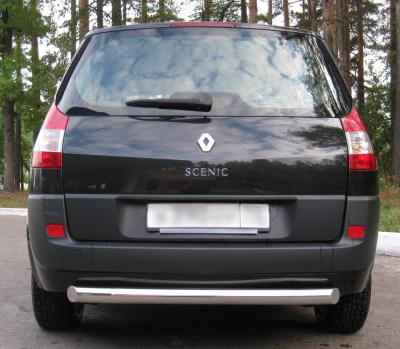 Защита бампера Renault Scenic.