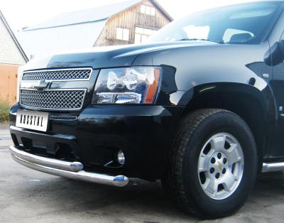 Защита бампера Chevrolet Tahoe.