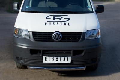 Защита бампера Volkswagen Transporter Kasten 2009 - наст. время.