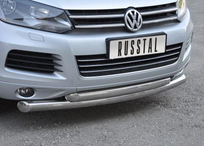 Защита бампера Volkswagen Touareg 2010 - наст. время.