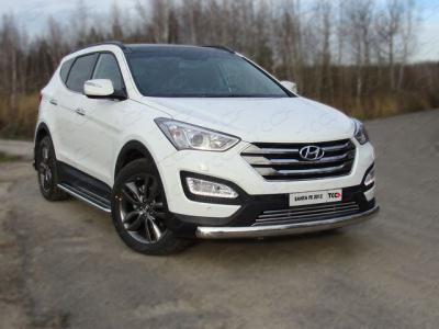 Защита бампера Hyundai Santa Fe (DM) 2012.