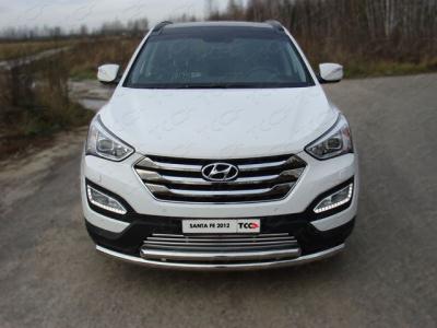 Защита бампера Hyundai Santa Fe (DM) 2012.