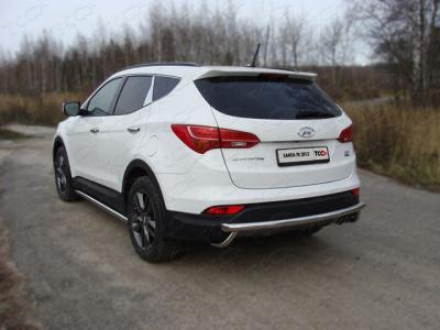 Защита бампера Hyundai Santa Fe (DM) 2012.