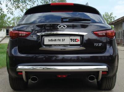 Защита бампера Infiniti FX 2008.