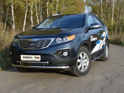 Защита бампера KIA Sorento (XM) 2009.