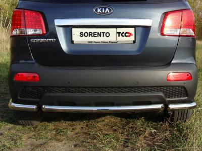 Защита бампера KIA Sorento (XM) 2009.