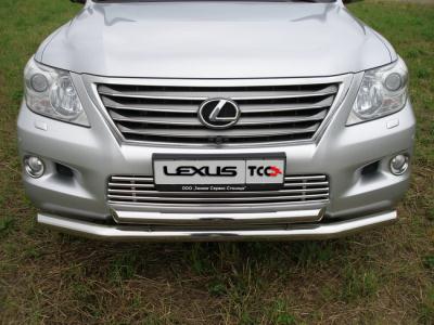 Защита бампера Lexus LX570 (J201) 2007.