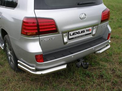 Защита бампера Lexus LX570 (J201) 2007.