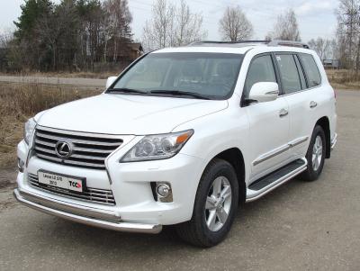 Защита бампера Lexus LX570 (J201) 2007.