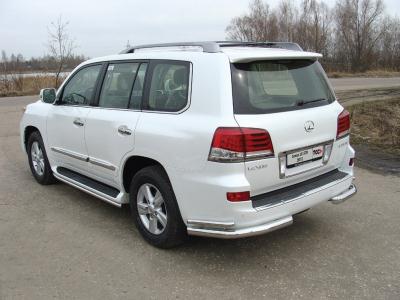 Защита бампера Lexus LX570 (J201) 2007.