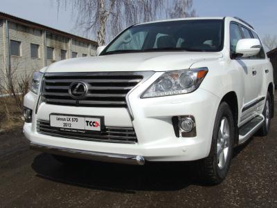 Защита бампера Lexus LX570 (J201) 2007.