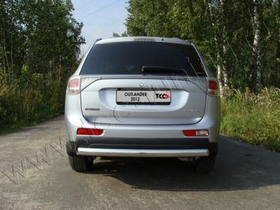 Защита бампера Mitsubishi Outlander 2012.