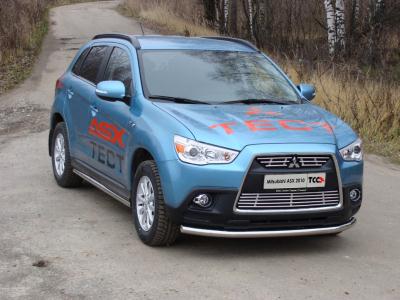 Защита бампера Mitsubishi ASX 2010.