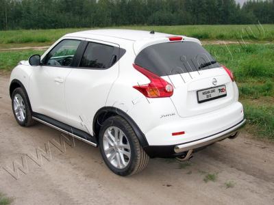 Защита бампера Nissan Juke 2010.