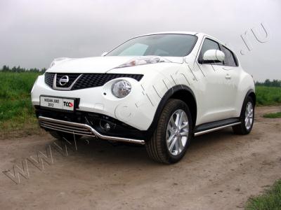 Защита бампера Nissan Juke 2010.